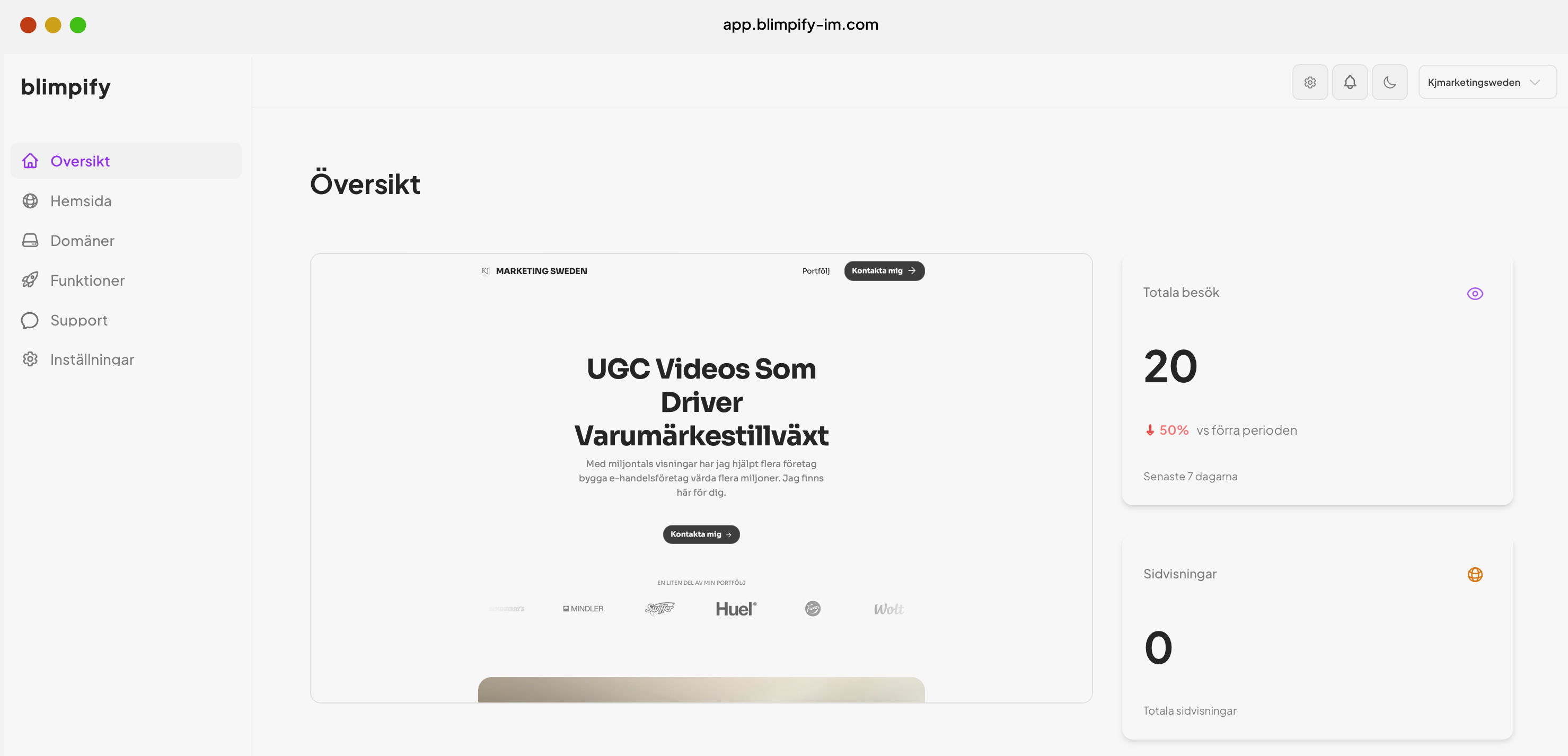 Website Builder Interface