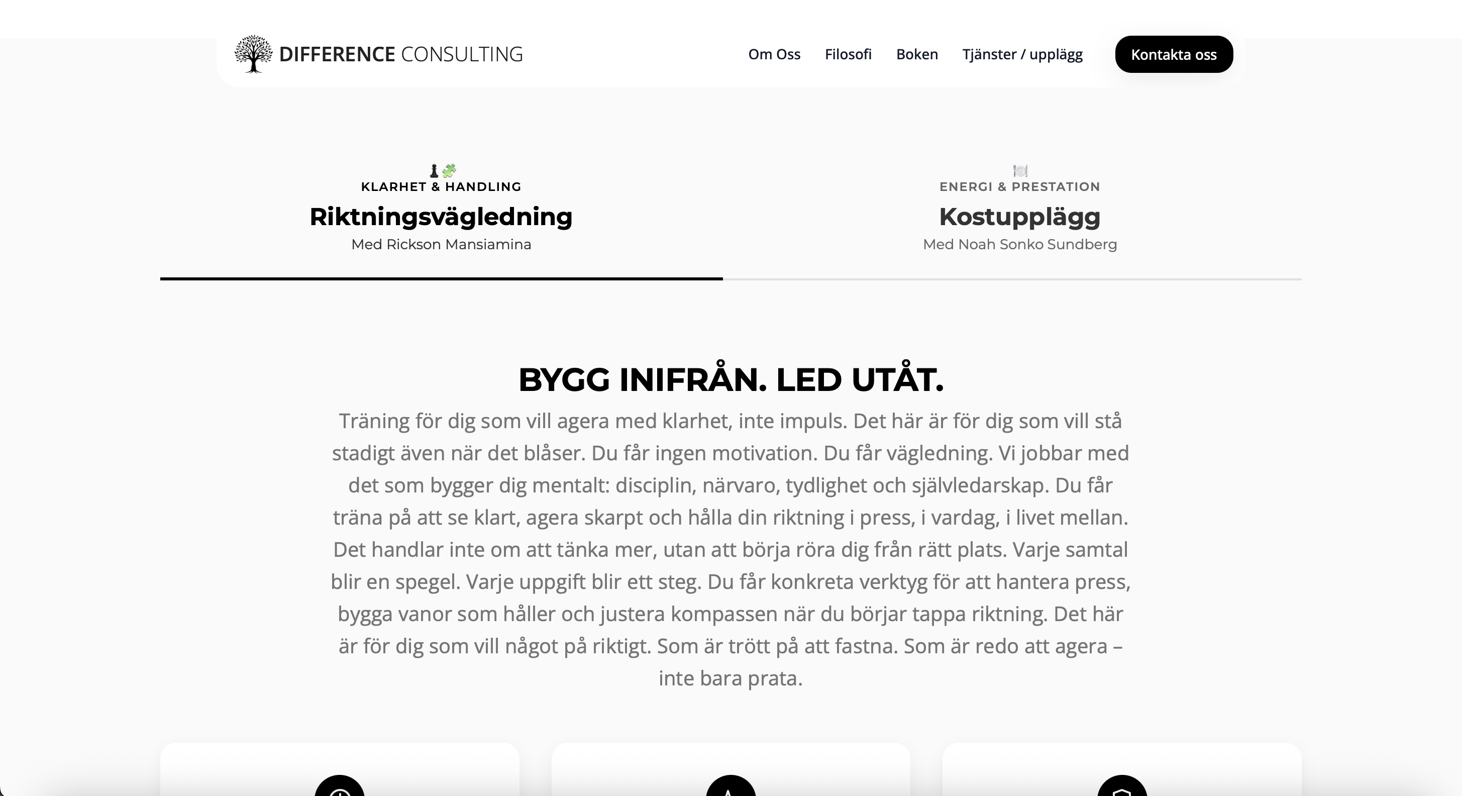 Difference consultings services